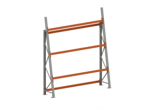 magazijnrek voor profielen,grondveld,eenzijdig,HxBxD 3300x2700x700mm