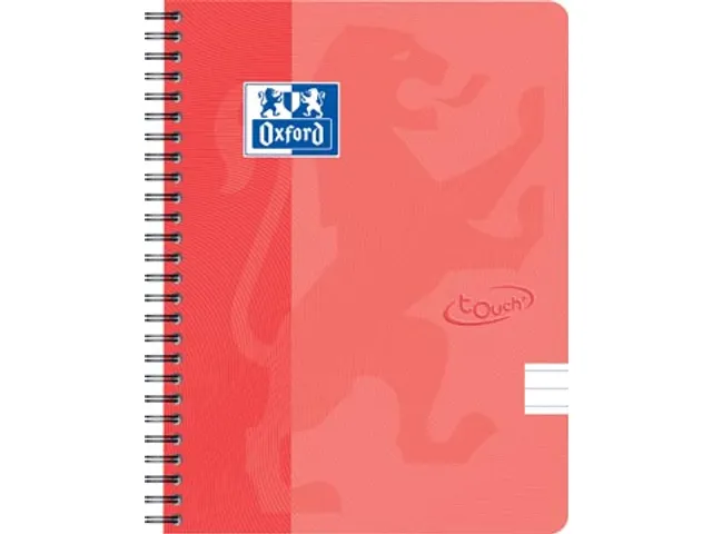 School Touch bloc spirale, ft A5, 140 pages, ligné, orange