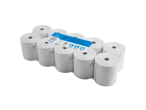 Thermische papierrollen voor kasregisters 1 laags 80x80x12mm