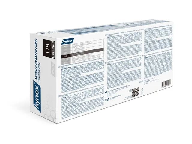 Handschoen Comfort nitril maat S blauw poedervrij 100 stuks