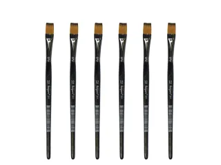 Penseel Kangaro Serie 341 plat Nr. 12 synthetisch doos 6 stuks - 1
