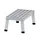Werkbordes Basismodule A Aluminium H 200 x B 550 x D 250mm Traanplaat