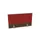 opzetpaneel bureau aanbouw achter NV bruin hickory BN4011-rood 1000mm