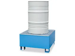 Opvangbak Staal Bxdxh 810X820X450Mm Voor 1X200L Vat Blauw