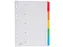 Tabblad karton A4 Assorti 5-delig 11-gaats index