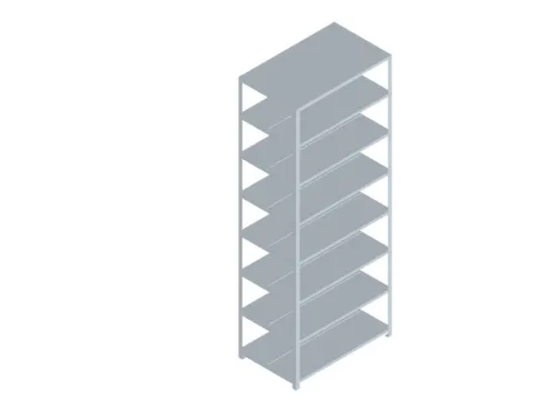 dossierstelling,grondveld,HxBxD 2550x1000x600mm,vaklast 90kg