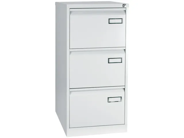 Hangmappenkast Basic 3 laden lichtgrijs