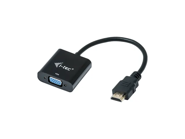 i-tec HDMI2VGAADA, 0,15 m, HDMI, VGA, Mannelijk, Vrouwelijk, 1920 x 10