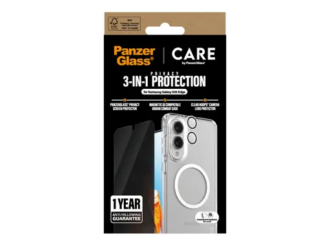 PanzerGlass | CARE by Flagship 3-in-1 Privacy Bundle Samsung S25
