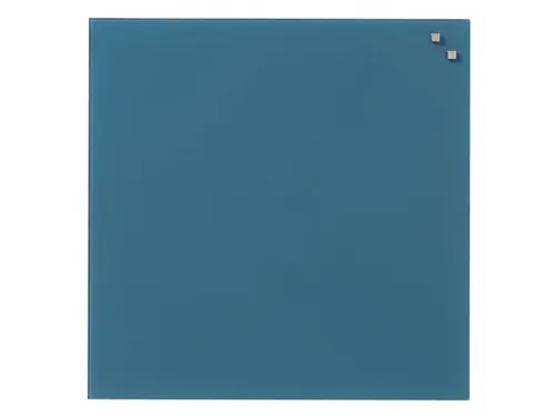 Glasmagneetbord Naga 45x45cm jeansblauw