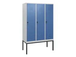 locker,HxBxD 1950x1200x500mm,3vak,vak B 400mm,draaigrendel