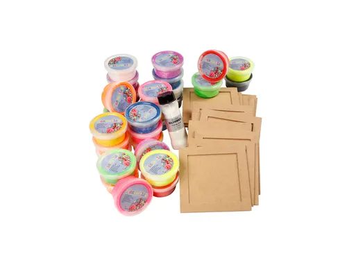 Klei Foam Clay basic 10 x 35gr 10 kleuren