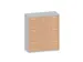 hangmappenkast 1150x1000x430mm 3hangmappenframes Onyx+ Beuken