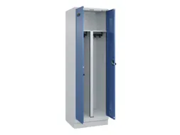 PBM-locker,HxBxD 1950x600x500mm,2vak,vak B 300mm,draaigrendel