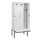 locker met bank,voor scheiding van kleding,HxBxD 2120x900x815mm,3vak