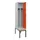 locker met bank,voor scheiding van kleding,HxBxD 2120x400x815mm,1vak