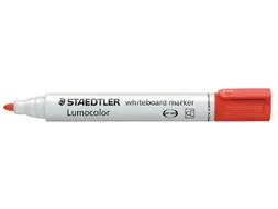 Viltstift Staedtler 351 whiteboard rond rood 1-2mm
