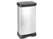 Pedaalemmer Decobin Duo 23+23 Liter Zilver Zwart