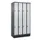 dubbeldekse locker,HxBxD 1950x1000x500mm,4x2vak.,vak B 250mm