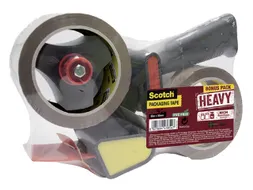 Handdozensluiter Scotch met 2rol Heavy 50mmx66m bruin