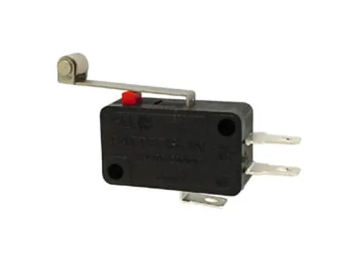 Microschakelaar 12A, Lange Rolhendel