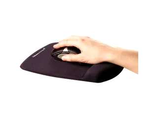 Muismat met polssteun Fellowes Plush Touch zwart - 4