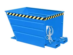 kiepbak,HxLxB 730x1370x1200mm,0,9m³,draagverm. 1000kg,RAL 5012
