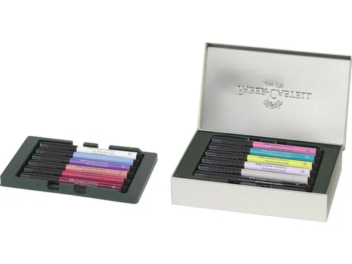 Tekenstift Faber-Castell Pitt Artist Pen Brush set 12 stuks Tokyo