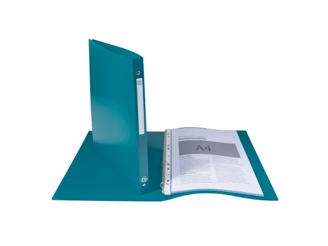 Ringmap m/label PP O PAK A4 4R 15mm groen