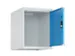opzetkast,v. locker,1vak.,vak B 400mm,HxBxD 500x400x500mm,vleugeldeur