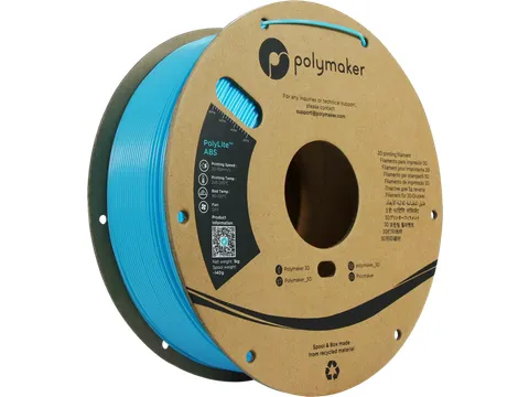 Polymaker PolyLite ABS filament 1,75 mm licht Blauw 1kg
