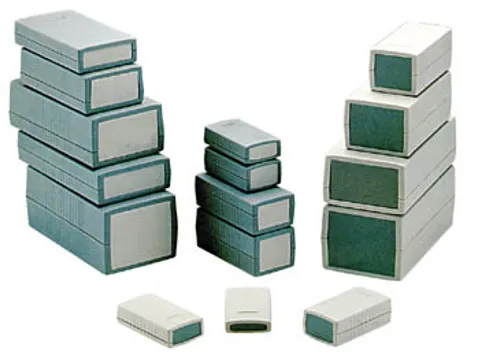 Behuizingen Van Gegoten Plastic - Donkergrijs 120x60x30mm