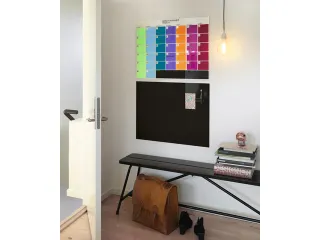 Glasmagneetbord Naga 60x80cm zwart - 6