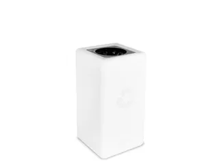 Circulaire Afvalbak BrickBin Waste 65 Liter Wit Grijs - 1