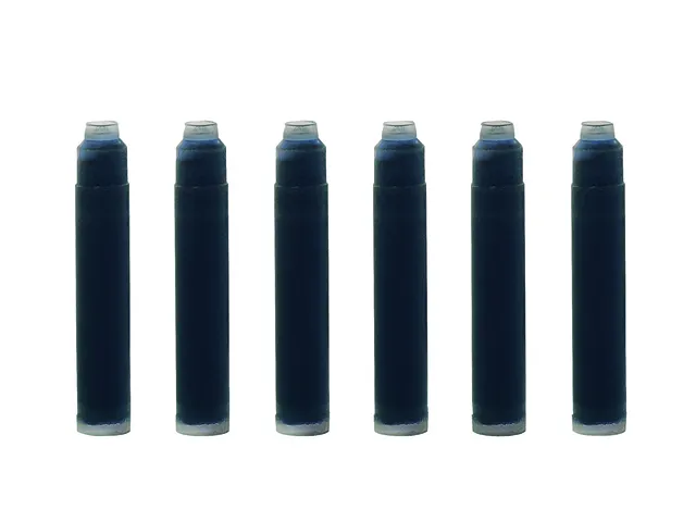 Inktpatroon Waterman kort Florida blauw 6 stuks