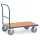 Duwbeugelwagens 2501 600kg 1000x600mm Houten Plaat Ral5007