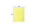 Exacompta Dossiermap A4 Jura 250 Geel 2 Kleppen 50 Stuks