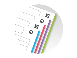 Projectboek Oxford Essentials A4+ 120vel assorti - 18