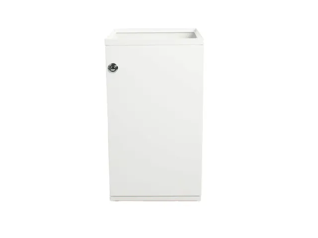 Modulaire Afvalbak met Deur en Zakhouder 85 liter Wit