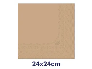 Tork 470001 Cocktailservet Advanced Biscuit 24x24cm - 3