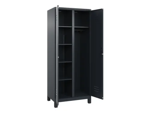 wasgoedverdeelkast,HxBxD 1950x800x500mm,vak B 400mm,cilinderslot