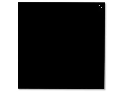 Glasmagneetbord Naga 100x100cm zwart