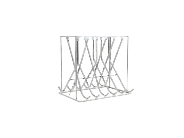 range vélos semi-vertical,L 2100mm,2x6emplacements de réglage