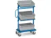 Bijzetwagen 32912 Met 3 Eurobakken 600x400mm 200kg Ral5007
