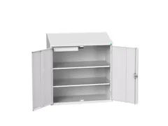 lessenaarkast 1130x1050x550mm 2 legborden 1 lade RAL7035