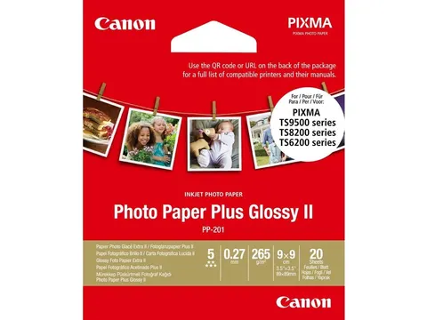 CANON Plus fotopapier 9x9cm 265 Gram 20 vel