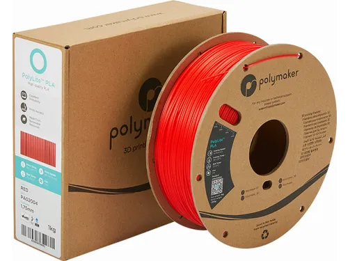 Polymaker PolyTerra PLA Candy 1.75 Filament Rood 1kg