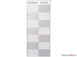 OUTLET In-uit Bord 35 Namen Aluminium Aan/afwezigheidsbord Wit