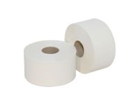 Toiletpapier 2-laags Mini Jumbo Wit Recycled Met koker 12 Rol