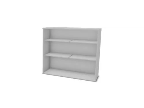 kantoorstelling,opbouwelement,HxBxD 1070x1200x445mm,MP-lichtgrijs